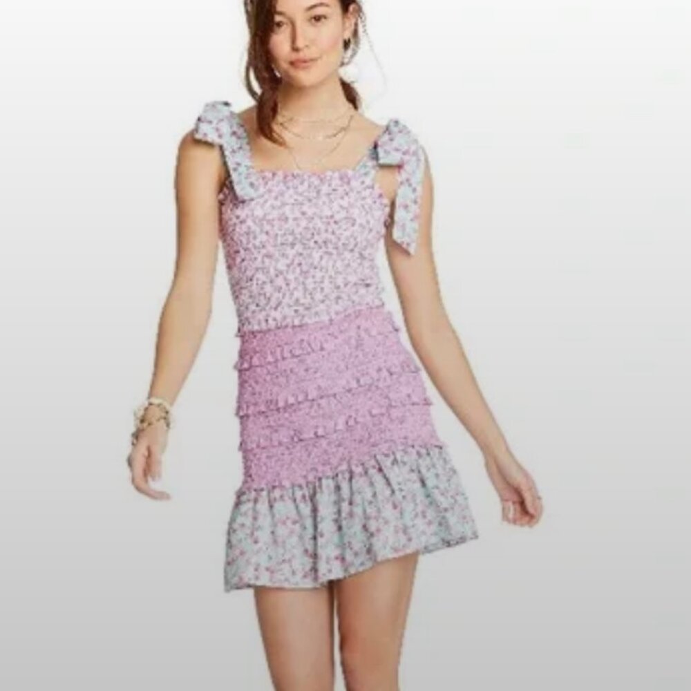 LoveShackFancy x Target Adeline Smocked Mini Dress, Medium